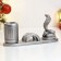 Kashpo - organizer "Snake of Cobra" silver