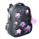School backpack 38 x 30 x 16 cm, ergonomic back, stavia "stars", gray