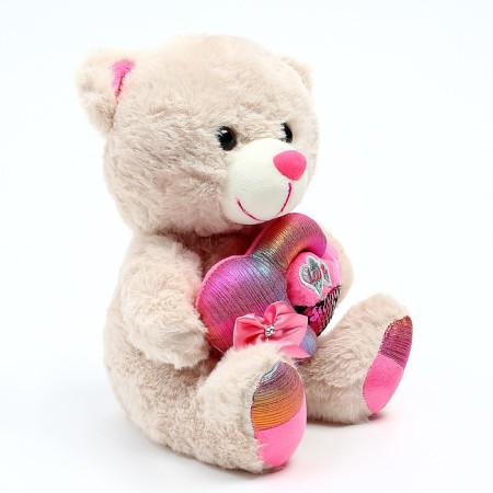 Soft toy "Bear Heart with a bow", 25 cm, color mix-1