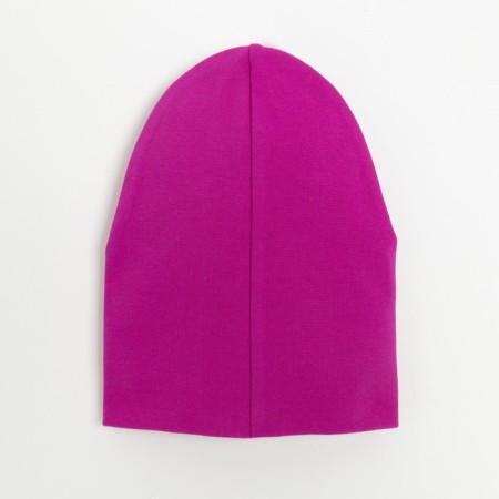 The hat is two-layer, the color is purple, size 46-50-2