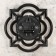 Watching clock, series: interior, "Daina", discrete move, 25 x 25 cm, mix