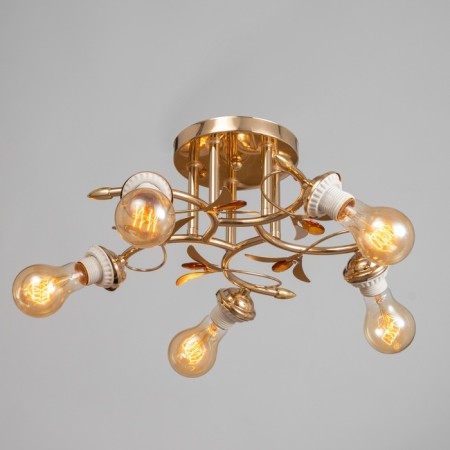 Luer "Jeannet" BP 5x40W E27 Gold Model: 2800064-1