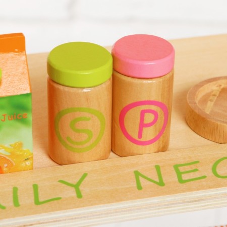 Game set "Play the store", wooden products in the set-2