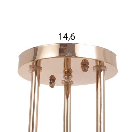 Adele chandelier BP 3x40W E27 Gold Model: 2612361-4
