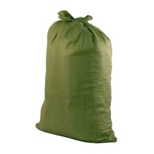 Polypropylene bag 90 x 130 cm, for construction waste, green, 70 kg