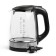Electric kettle Scarlett SC-EK27G19, glass, 2.2 l, 1850-2200 W, backlight, black