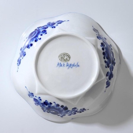 Plate "Waiting", 21 × 21 × 6 cm, Gzhel-7