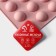 Form for baking the share “Figures. Polusfer”, silicone, 28.3 × 16.5 cm, 24 cells (D = 2.8 cm), Mix color
