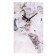 Carty watch is wall-mounted, interior "white marble", 35 x 60 cm, on canvas, silent