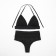 Women's swimsuit "Sport" Separate minku Black color, size 46