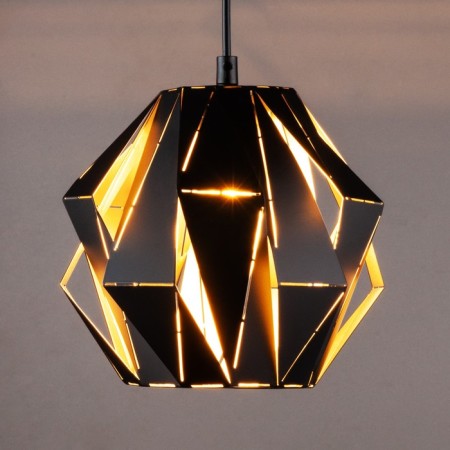 Lamp Moire 40W E27 Black 21x21x94cm-2