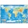 Nast -wall map "Physical world", geod, 107x157 cm, 1: 21.5 million
