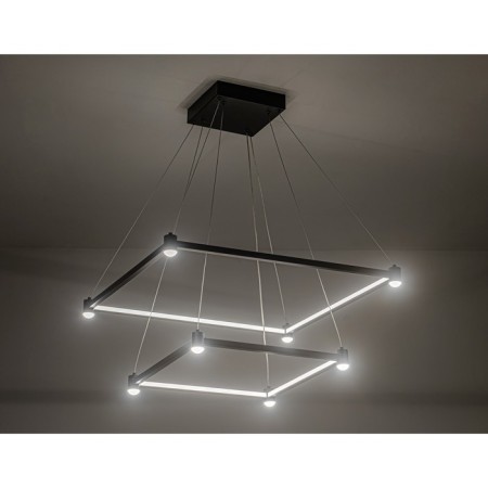 LED LED suspension Ambrella Light, Linetech, FL5597, LED, 60 W, 4800LUM, 3000-6400K, black color black-2