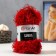 Samba yarn 100% polyester 150m/100g (2026 scarlet)