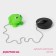 Bath traffic jam with a toy of the “frog” mustyle, (top diameter 5.1 cm, bottom 4.6 cm), a chain 40 cm