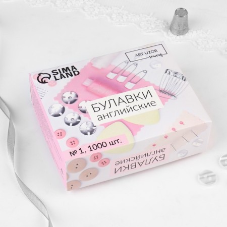 English pins, 32 mm, 1000 pcs, silver color-2