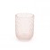Jade cup, pink color transparent