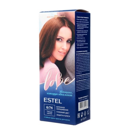 Persistent Hair Cream Estel Love dark chestnut-1