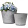Kashpo for flowers and plants, 30l light gray 41x41x33cm