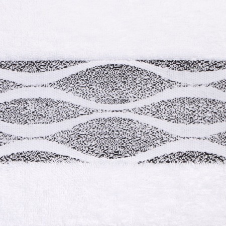 Tensor of a terry jacquard 50x80 Vegas, White, 420 g/m, HL100%-2