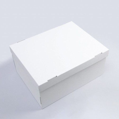 The box is folding, the lid is, white, 37 x 28 x 18 cm-1