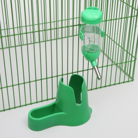 A complex for rodents with a feeder and a drinker of 80 ml, a mix of flowers-12