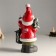 Ceramics Ceramics "Santa Claus in a red fur coat, with a flashlight and a Christmas tree" 15.5x9x30 cm