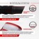 SkyWay Racer-1 m, black and red eco-leather braid, S01102412