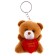 Trick "Bear with Heart", set of 3 pcs., Mix color