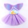 Carnival set "Fairy", 5-7 years: skirt, wings
