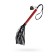A whip with a red handle Pecado BDSM, genuine leather, red