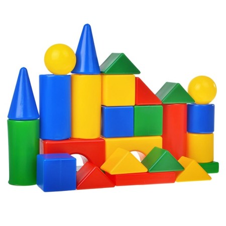 A set of cubes "Teremok", 18 elements-14