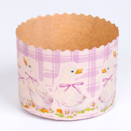 Paper form for cake "Ducklings" 110 x 85 mm-2