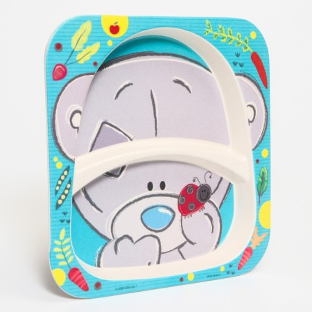 Baby bamboo plate ME to You, pale blue