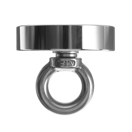 Magnet neodymium Cartage with a loop for a car, d 60 mm, clutch 75 kg-2