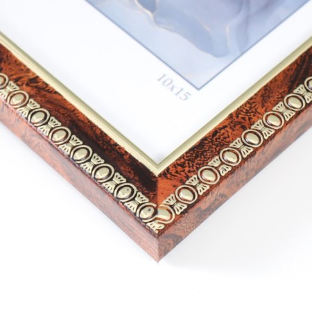 Photo frame Plastic "Kame" 10x15 cm, Karelian birch-2