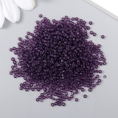 Beads "Astra" 11/0, 20 g (11a purple/transparent)-1