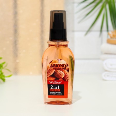 Professional hair oil with almonds 2 in 1, 120 ml-1