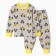 Pajamas for boys, gray color, height 98 cm