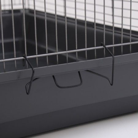 Birds Cage "Pigzon" No. 104-B, collapsible, 2 sections, 58 x 40 x 88cm, gray-17