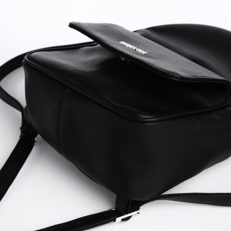 Women's backpack city, Textura, black color-3