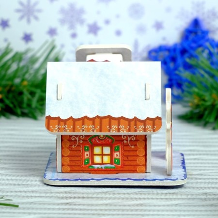 3D Конструктор фигурки «Дом деда мороза»-2