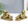 NECK Polystone for bronze "Kirina on Chinese coins" set 2 pcs 6.8x4x12 cm
