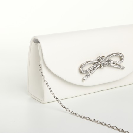 Female bag on a magnet, white color-3