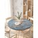 The tablecloth “Playful Sea”, round, oxford, elastic band, size 140x140 cm, diameter 105-120 cm
