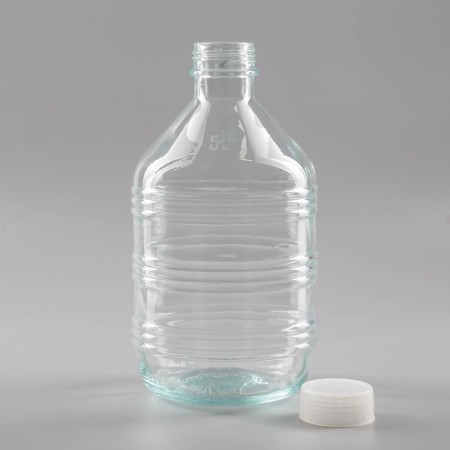 Glass bottle "Called", 5 l, with a lid-1