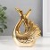 Souvenir Ceramics "Swan. Grace" Gold 6.5x11x14 cm