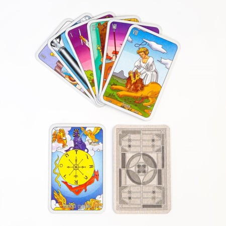 Tarot "Gothic", large, fortunetelling cards, 78 liters, with instructions-1