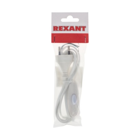 Network cord 1.8m with a switch without an outlet white Rexant-1