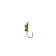 Mormyshka Klopik with risks (galvanic gold), weight 0.5 g, size 3